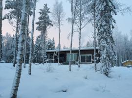 Lapland Lakefront Villa - Northern Lights & Safari, hotel in Ranua