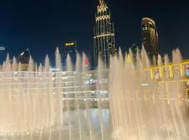 Luxury stays near poolside with Burj Khalifa view