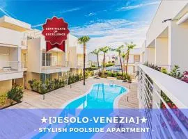Stylish Poolside Apartment, Jesolo-Venice