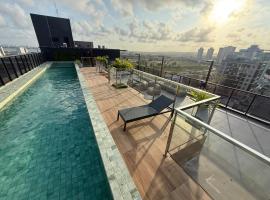 Charming Studio in Ponta de Campina, hotelli kohteessa Cabedelo