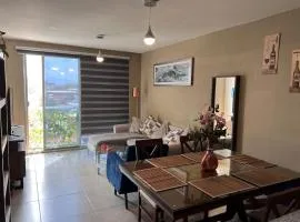 Centrally located apartment with AC, parking and pool