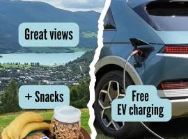 Free EV Charging with Snacks and View