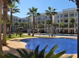 Spacious luxury apartment with pool