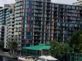 Ensuite Canary Wharf Room in Shared Riverside Apartment
