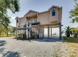 Private Beach and Views! Stilted Ocean Springs Home