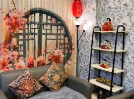 Japan Vibe near Ayala Feliz Mall 2BR 55sqm with Veranda Netflix Pool