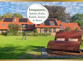Meine Schule Sehlingen, exklusiver Familien oder Generations-Landurlaub, Treffen mit Freunden, Team-Auszeit, Workation, Sauna, Ruhe & Erholung genießen sowie Niedersachsen, Verden & die Lüneburger Heide entdecken
