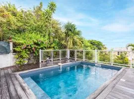 Kaz Bel Horizon, vue mer panoramique et piscine privée au Gosier