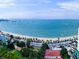 Pattaya Beach View Talay 6 by AEGEAN Suite Condo，芭達雅中心的自炊式住宿