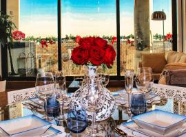 Madrids sky Luxury Penthouse 6Pax 10 min Airport, hotel in San Sebastián de los Reyes