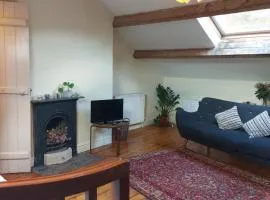 Restful room in riverside spot