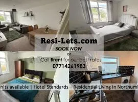 Resi-Lets Large 3-bed 1st floor apartment, Blyth, Northumberland