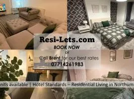 ResiLets - Newsham Road -Large 2 BR Short Stay Apartment for Holidays Contractors Visitors