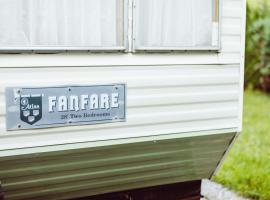 Retro mobilehome Fanfare Woltzdal, departamento en Bischenrech