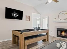 Chic & Fun Stay Games, Fire Pit, Deck & Fitness