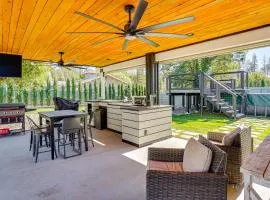 Backyard Oasis with Hot Tub and Views Weaverville Gem