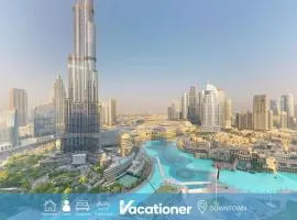Vacationer l Fountain, Burj Khalifa View l 2 Bedroom l Downtown Dubai
