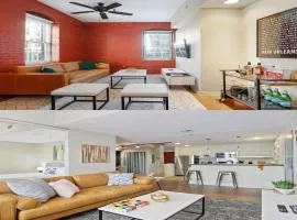Group Getaway - 2 Modern 3BR-2BA Warehouse Flats - 6 Bedrooms & 4 Baths Total