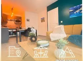 App 2-4 Proche Gare Terrasse Garage