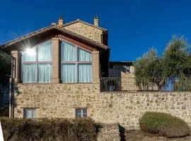 Hilltop apartment with swimming pool