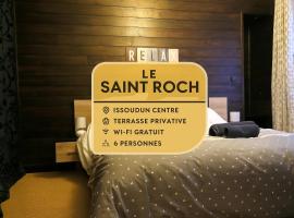 Le Saint-Roch, Centre-ville, Terrasse privée, hotel v destinaci Issoudun