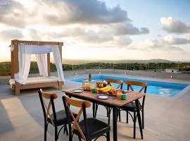 Aurora Heraklion Seasons Villa- Sea Pool Fireplace