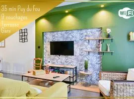 La Casse Dorée - Terrasse & Gare à proximité