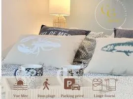 Les Petits Becs , joli T2 Vue mer, Wifi, Parking