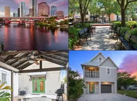 Heart of Tampa Hyde Park 4 Bedroom House - Located Near Hyde Park Village, SoHo and Local Beach - Spacious and Comfortable Stay in Perfect Location - Great for Families and Groups Visiting Tampa Near Airport!