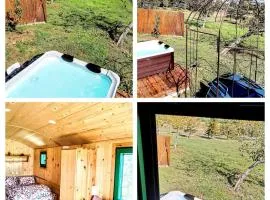 Terra Bulle Hébergement - Roulotte climatisée avec SPA privatif