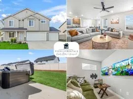 Spacious 5BR - Gamer Room - Hot Tub & Basketball