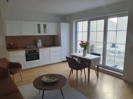 75m2 lichtdurchflutete 3 Zimmer Souterrain Wohnung in einem Neubau Villa