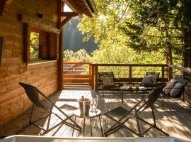 Chalet Les Cimes - Sauna - Jacuzzi, Hotel in Gérardmer