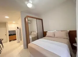 207 VENDAVAL - Flat 1 Quadra Praia do Forte com AC e Wifi