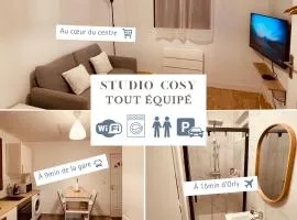 Studio cosy tout équipé, idéal