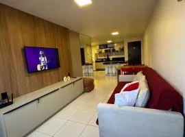 Apart amplo, equipado e cama king