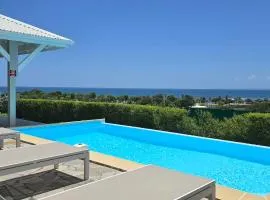 Les villas "Fenêtres Sur Plage" - Villas Créoles de charme , vue exceptionnelle face mer et plage & piscines privées à débordement
