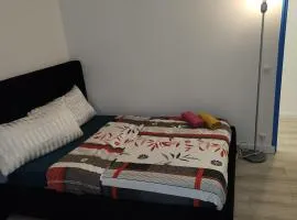 1 chambre meublé avec cuisine privé salle de bain partagé métro 7 la Courneuve remise de clé entre 11H et 14H