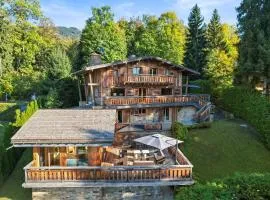 Chalet Ysalpe - Vue montagne hammam sauna jacuzzi et salle cinéma