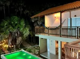 Deck dos lençóis pousada