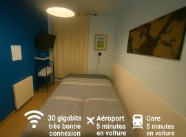 Sympathique logement en rez-de-chaussé, de 21m 2