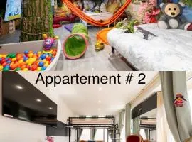 Bundle 2 Apparts, 12 person - Parking, station, beach