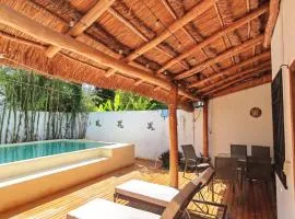 Casa alado de la playa