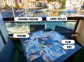 Mer veilleuse Gruissan - Clim - Piscine