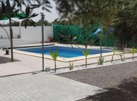 Oasis Pool in the Desert BBQ and Garden
