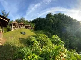 WOOD CABIN LODGE IN THE FOREST book here treking with us