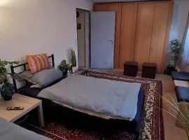 4 Zimmer Ferienwohnung mit privater Küche, Bad und WC, mit Gratis Frühstück, Parkplätze und WiFi