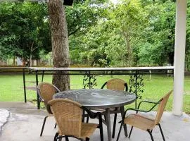 cozy corner with pool minutes away from the beach