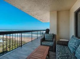 Oceanfront with great beach views from all rooms & balcony, heated pool, and garage