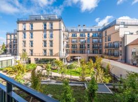R&eacute;sidence Domitys Les Belles Lettres centre ville face &agrave; la Gare 20 mn de Paris, accessible hotel in Herblay